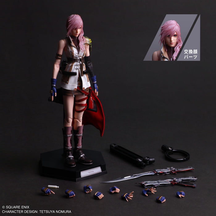 Square Enix Final Fantasy XIII Play Arts Shin Lightning Action Figure- Japan Figure Store - #1 Bring To You The Best Japanese Goods