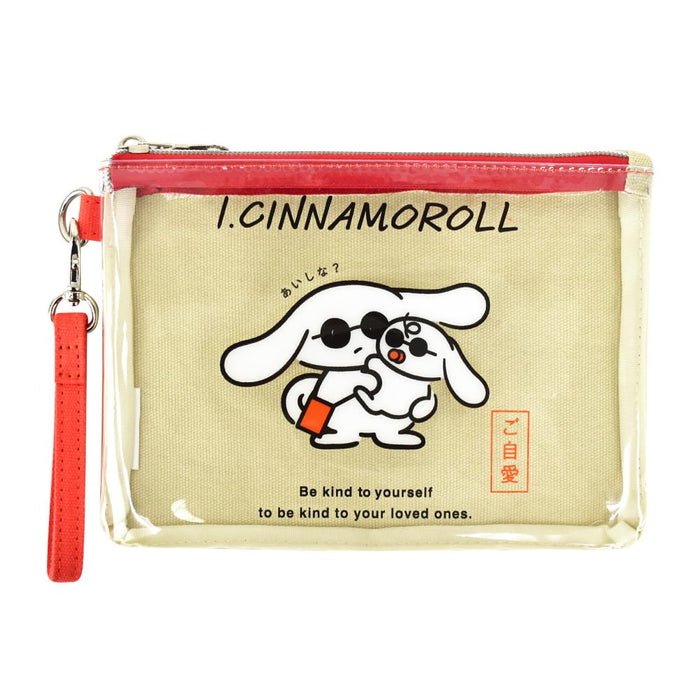 Sanrio Flat Pouch Ye Aishin Amoroll Icn-003 - Cute and Durable Accessory