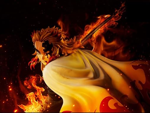 Good Smile Company Freeing 1/4 Scale Rengoku Kyojuro Figure from Demon Slayer