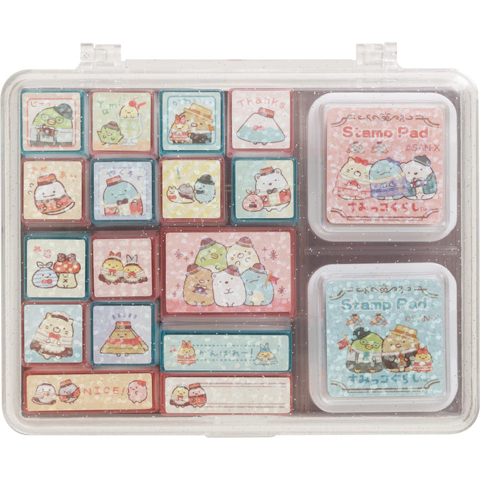 San-X Sumikko Gurashi Hotel New Sumikko Stamp Set Ft70102