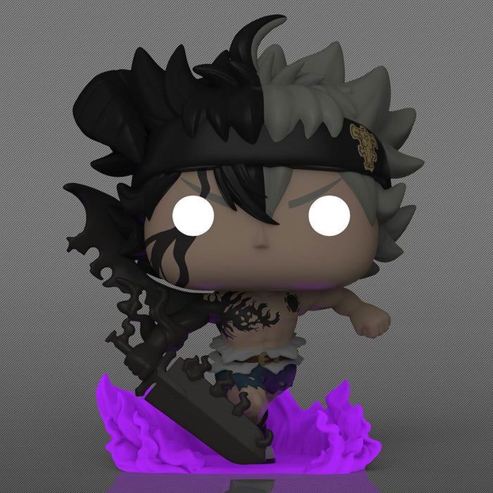 Funko Pop Animation Black Clover Black Asta Glow Figure Entertainment Earth Exclusive