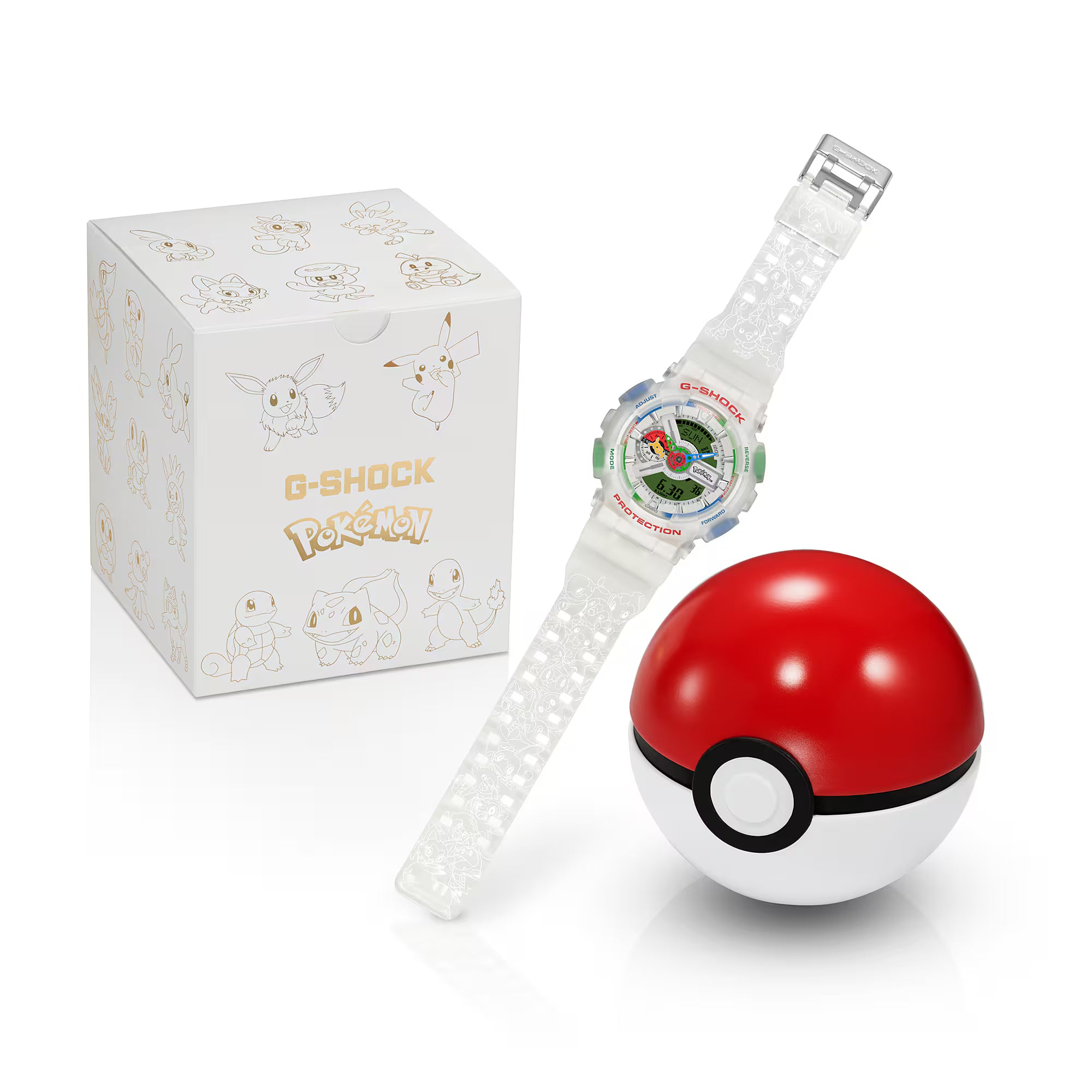 G-SHOCK x Pokémon 30th Anniversary Watch GA-110PKM-7AJR Limited Edition