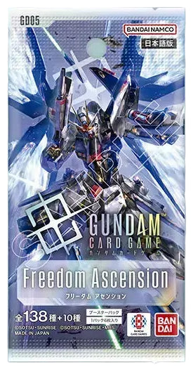 BANDAI Gundam Card Game Booster GD05 Freedom Ascension 24-Pack