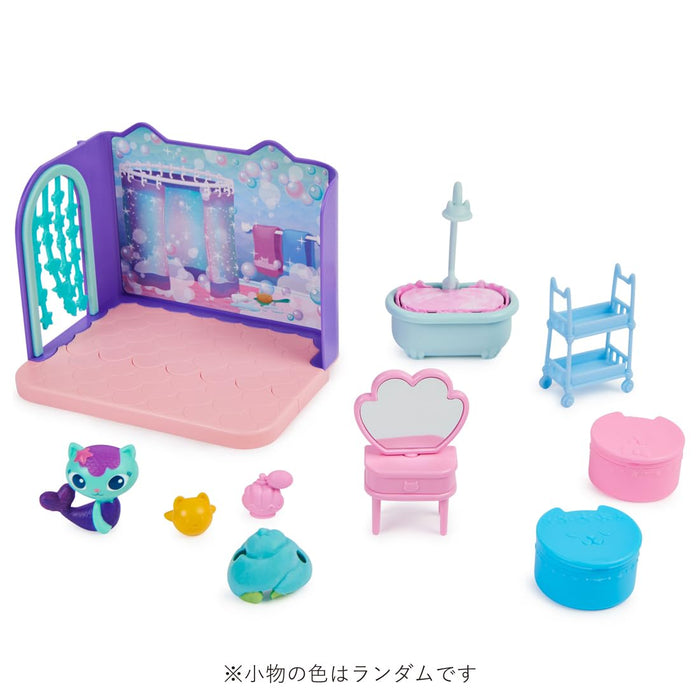 Ensemble de salle de bain Mercat de la maison de poupée Gabby de Takara Tomy - Ensemble de jeu pour enfants