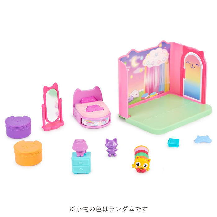 Takara Tomy Gabby's Puppenhaus-Kissen-Katzen-Schlafzimmer-Set für Kinderspielzimmer