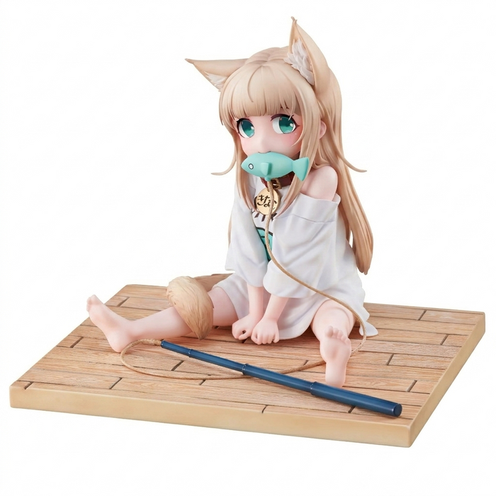 08 日本限定版 1/6 My Cat Girl Kinako 座っている魚 フィギュア 特典付き