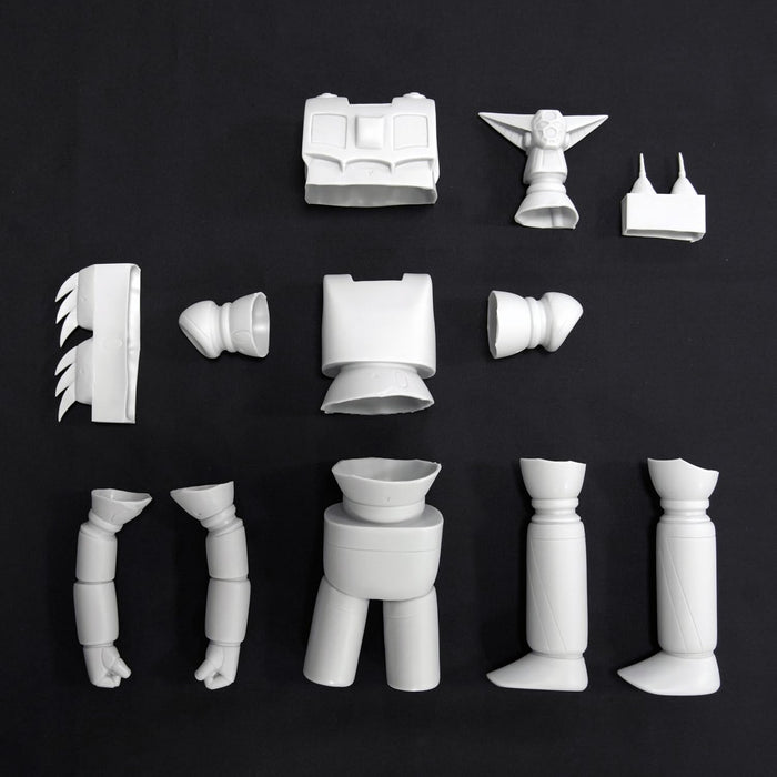 Kaiyodo Getter Robo Reprint Non-Scale Soft Vinyl Unpainted Assembly Kit