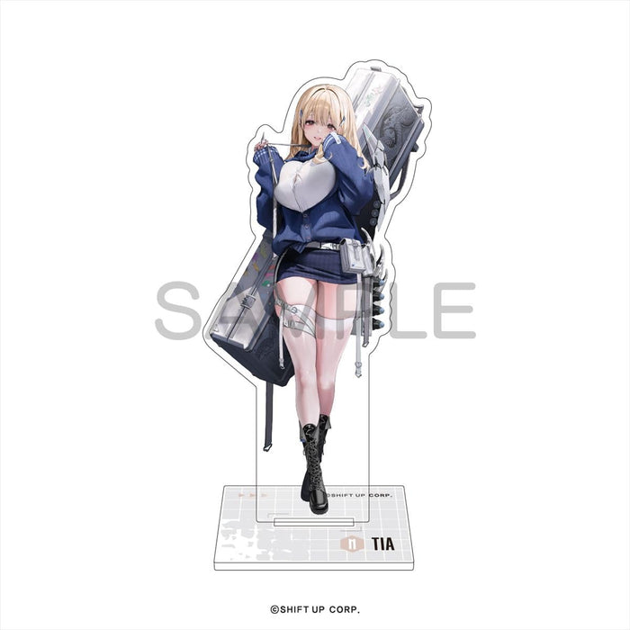 Algernon Product Nikke Tia Acrylic Stand Approx. W38~128 x H111mm Display