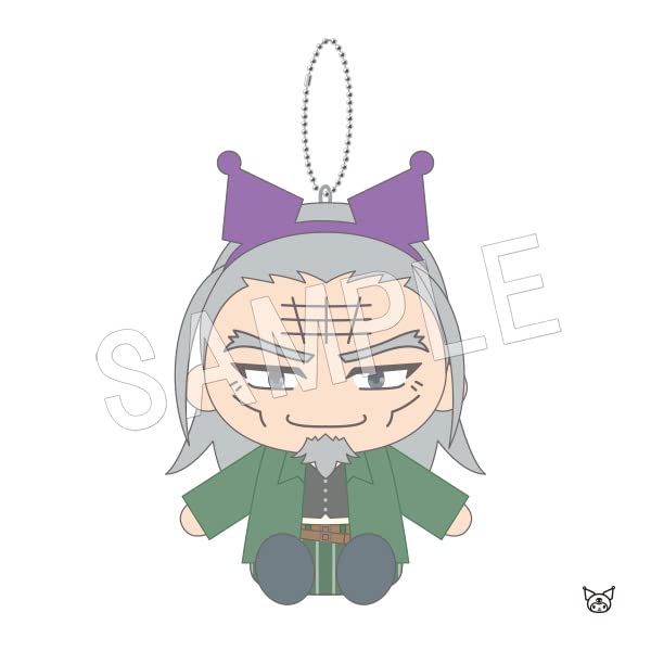 Chugai Mining Golden Kamuy Sanrio Hijikata Toshizou Kuromi Plush Mascot