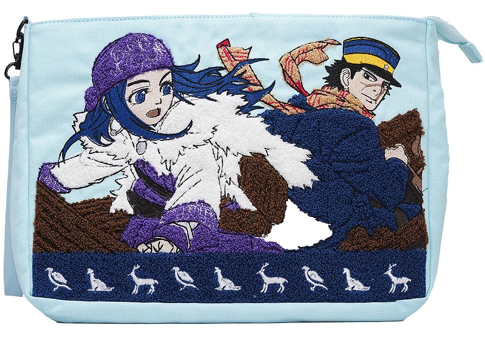 Goldene Kamuy Sugimoto &amp; Asirpa bestickte Handtasche von Good Smile Company