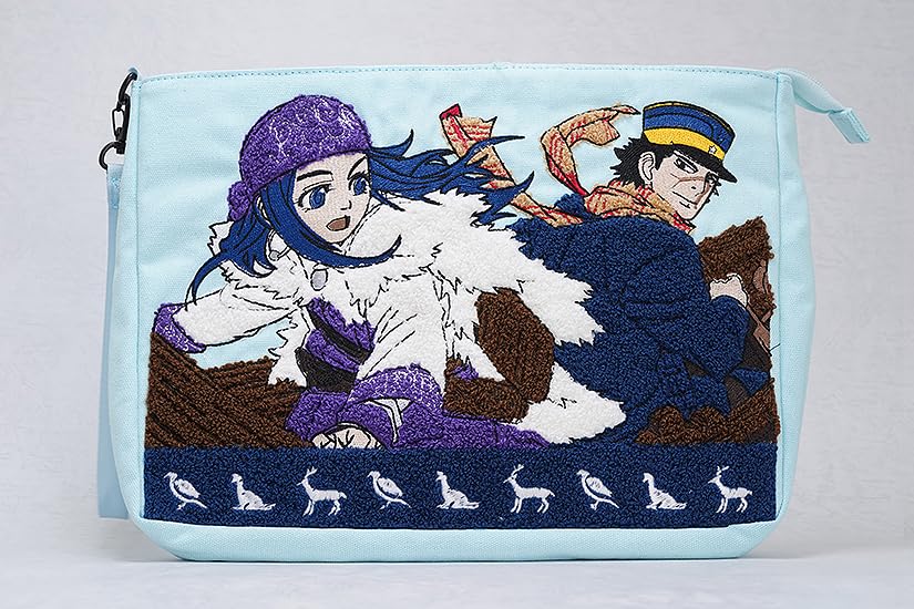 Sac à main brodé Golden Kamuy Sugimoto et Asirpa par Good Smile Company