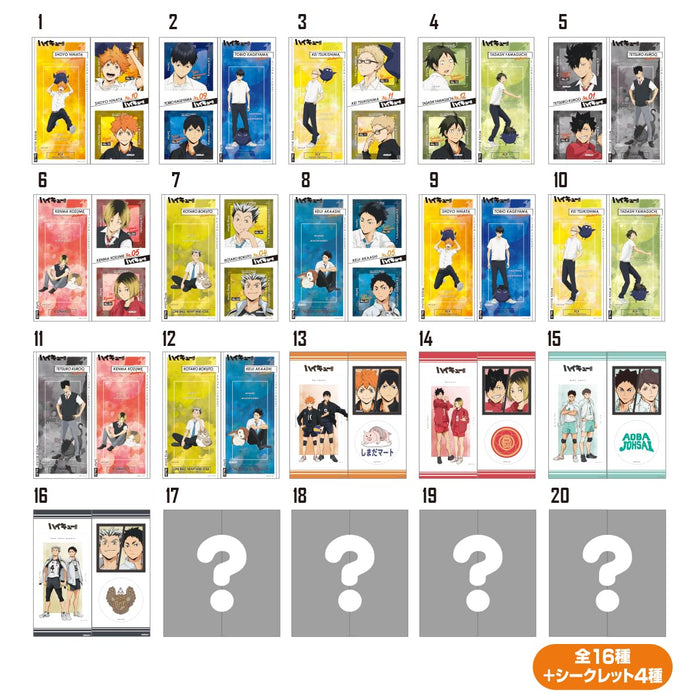 Takaratomy Arts Haikyu Characterable Stickers Vol 4 Collectible Set- Japan Figure Store - #1 Bring To You The Best Japanese Goods
