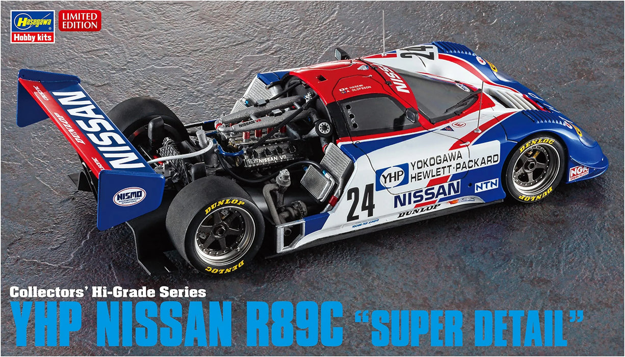 HASEGAWA 1/24 Yhp Nissan R89C 'Super Detail' Plastic Model- Japan Figure Store - #1 Bring To You The Best Japanese Goods