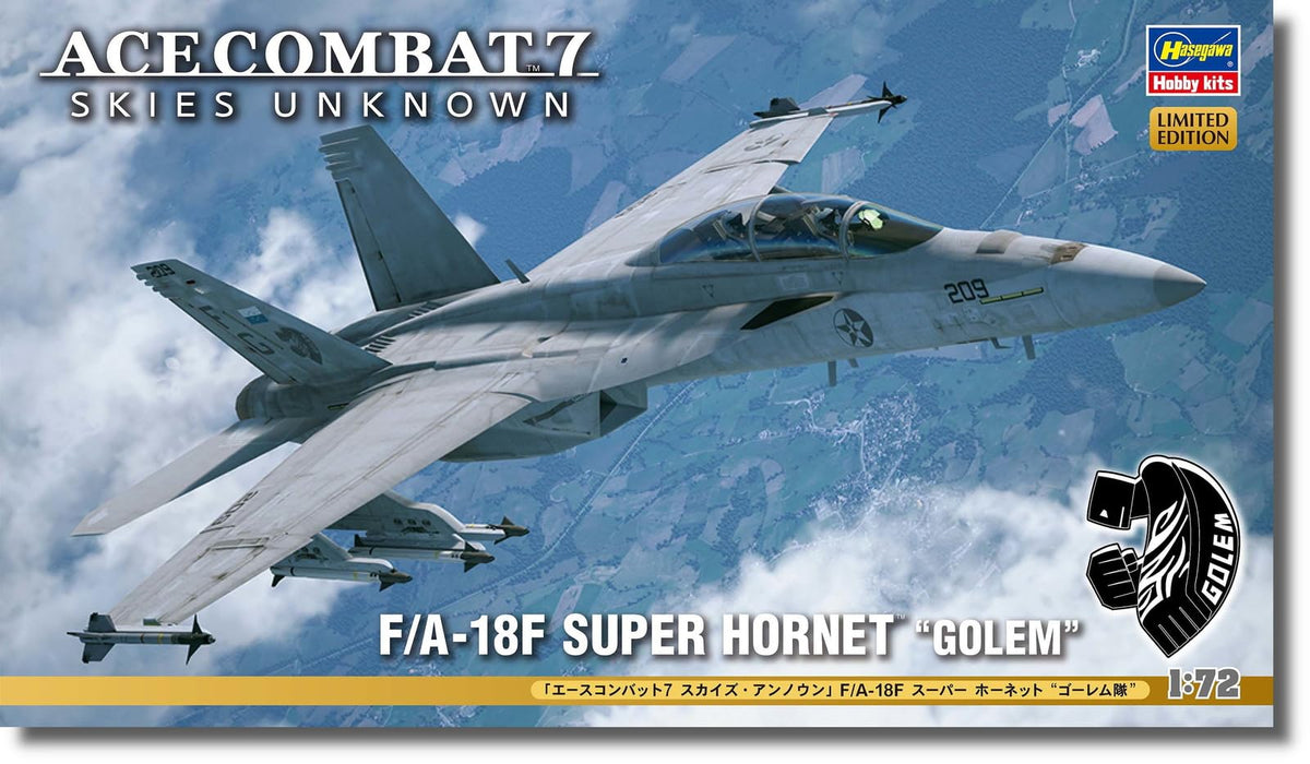 Hasegawa 1/72 Ace Combat 7 F/A-18F Super Hornet Modèle - Escadron Golem