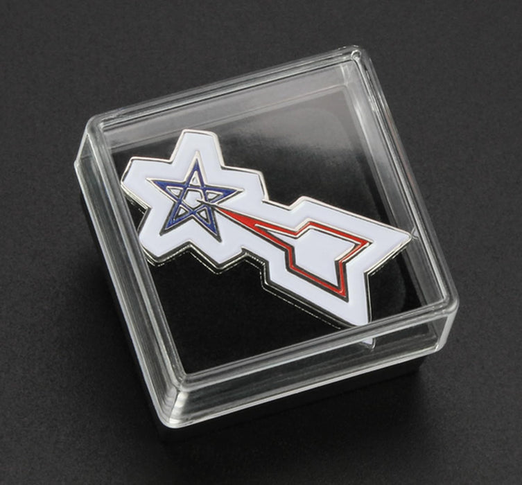 Hasegawa Ultra Mecha Jet Beetle 1/72 Model Kit with Sub-Rocket and Pin Badge