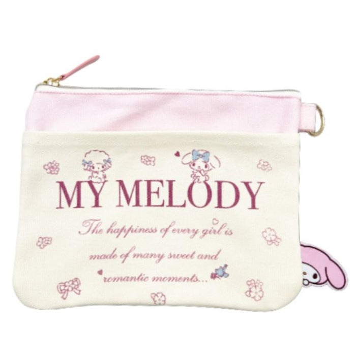 San-X My Melody Flacher Canvas-Beutel 64201877 von Hatakeyamashoji