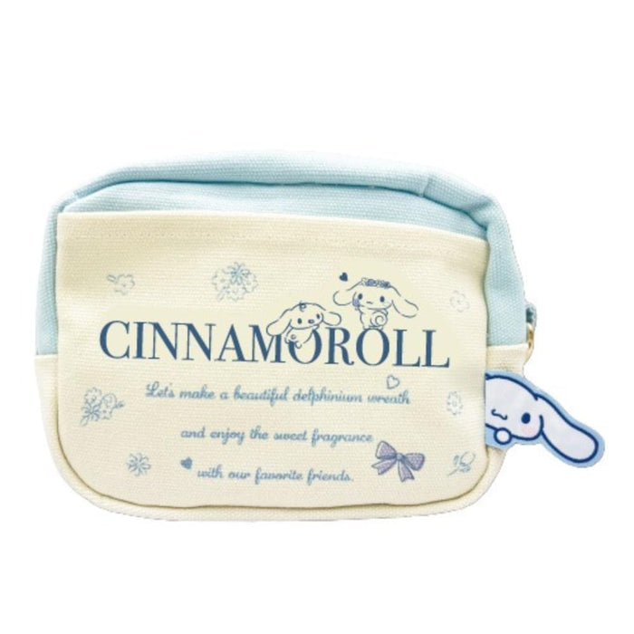 San-X Hatayama Shoji Canvas Pouch Cinnamoroll 10x15x7cm