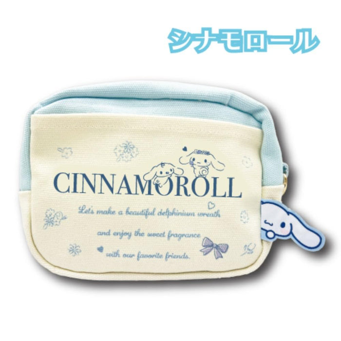 San-X Hatayama Shoji Leinenbeutel Cinnamoroll 10x15x7cm