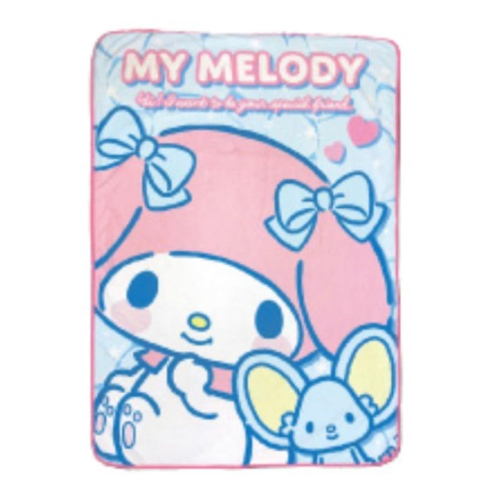 San-X My Melody Cool Blanket 100 x 140 cm – Lightweight and Soft Touch