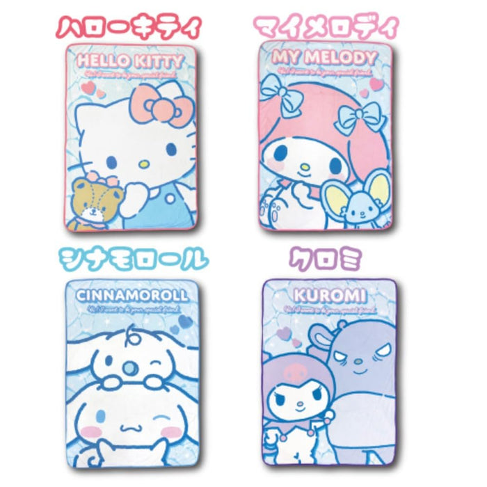 San-X My Melody Cool Blanket 100 x 140 cm – Lightweight and Soft Touch