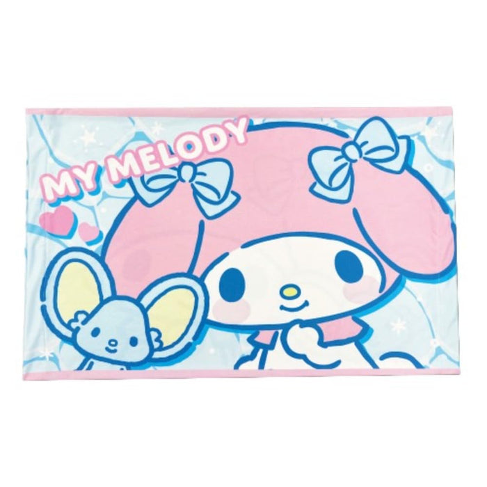 San-X My Melody Cool Pillow Cover 43x63cm | Hatayama Shoji Summer Bedding