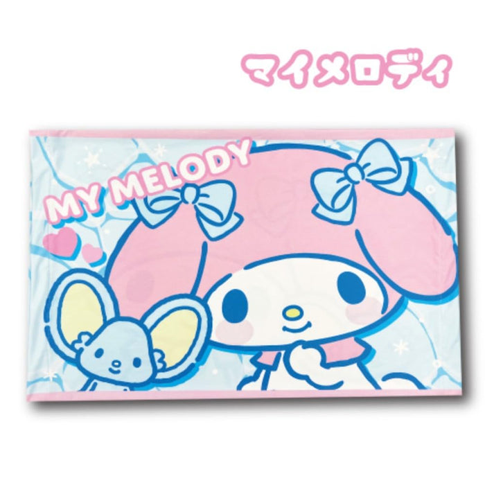 San-X My Melody Cool Pillow Cover 43x63cm | Hatayama Shoji Summer Bedding