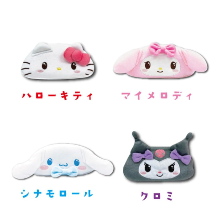 San-X Hatayama Shoji Face Multi Pouch Hello Kitty 18cm x 8cm x 5cm