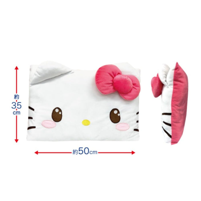 Coussin carré San-X Kirakawa Hello Kitty Face 35x50x10cm - 34201638