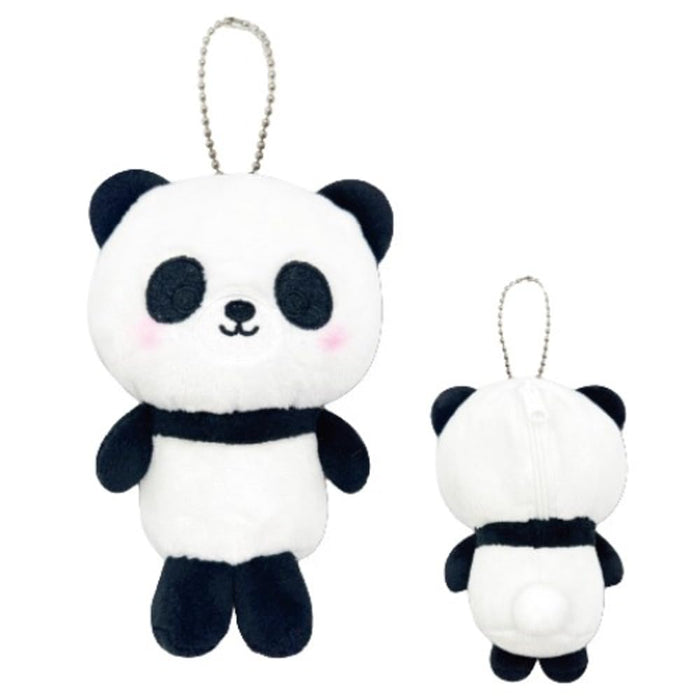 Pochette mascotte San-X Hatayama Shoji Panda 13 cm x 10 cm