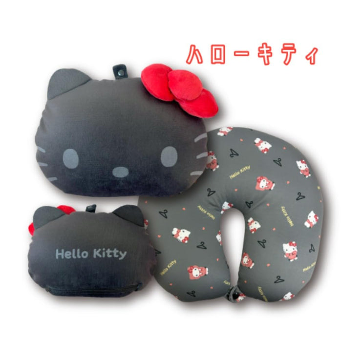 San-X Reversible Neck Pillow Cushion 20x30cm Hello Kitty Design 34201982