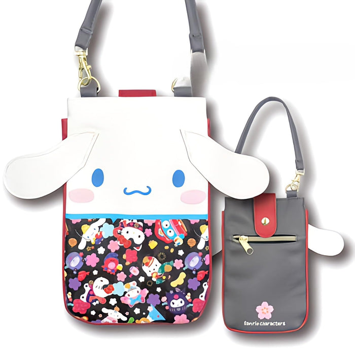 San-X Hatayama Shoji Sanrio 3D 2Way Pochette Smartphone-Tasche H18,5 x B12 cm