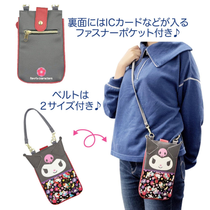 San-X Hatayama Shoji Sanrio 3D 2Way Pochette Smartphone-Tasche H18,5 x B12 cm