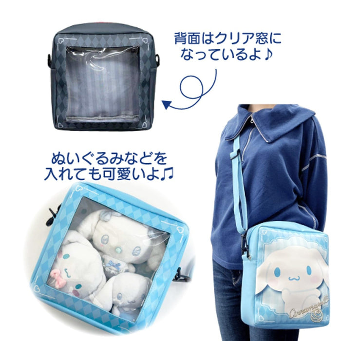 San-X Shoji Sanrio Hello Kitty Pochette mit durchsichtigem Fenster, H23 B23 T7 cm, 34202173