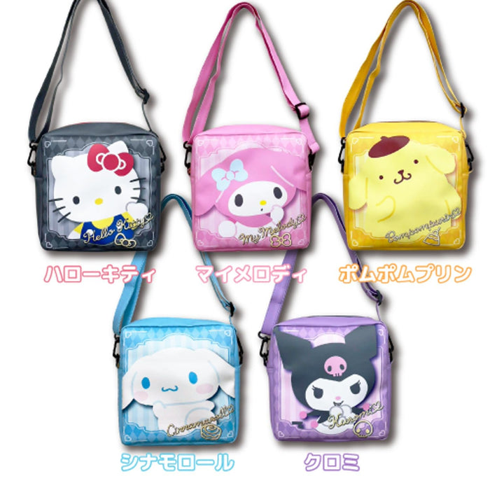 San-X Shoji Sanrio Hello Kitty Pochette mit durchsichtigem Fenster, H23 B23 T7 cm, 34202173