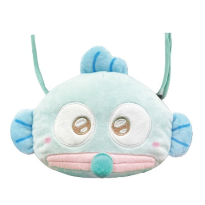 San-X Hatayama Shoji Sanrio Angel Baby Hangyodon Face Pochette H15xW18xD8 Cm