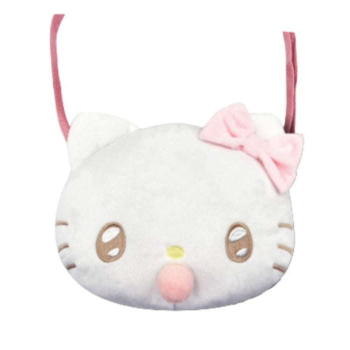 San-X Hatayama Shoji Angel Baby Hello Kitty Face Pochette H15xW18xD8cm