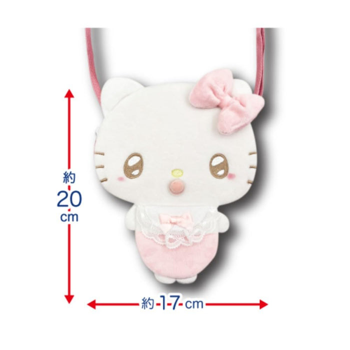 San-X Hatayama Shoji Sanrio Flat Die Cut Pochette Angel Baby Hangyodon H20xB17Cm