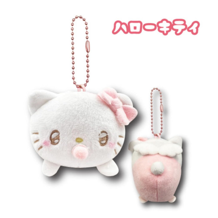 Peluche mascotte Hello Kitty allongée de San-X Sanrio Angel Baby 8 cm