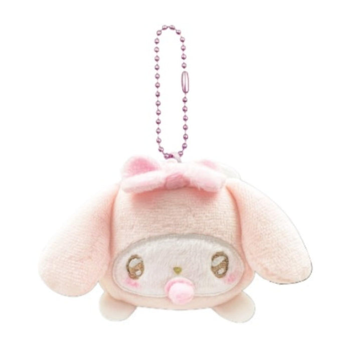 San-X Lying Down Angel Baby My Melody Mascot 8cm Plush Toy