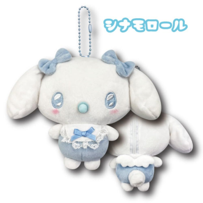 San-X Cinnamoroll Angel Baby Maskottchen-Beutel - 13x10cm Hülle