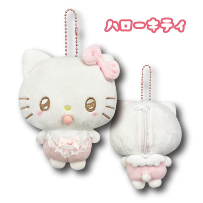 Pochette pour accessoires de mascotte Hello Kitty Angel Baby de San-X H13 W10Cm