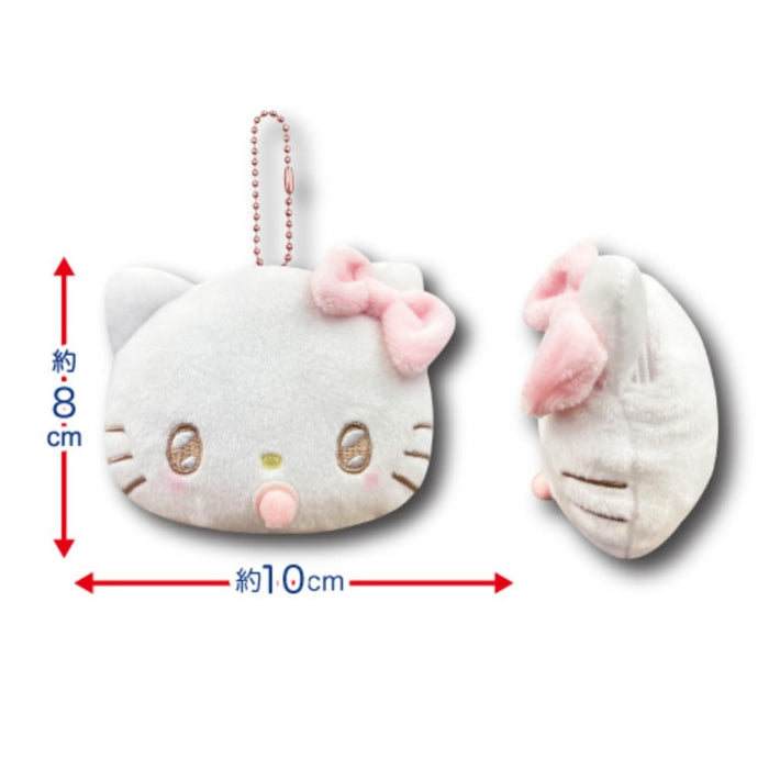 San-X Hatayama Shoji Sanrio Mini Face Pouch with Shoulder Strap H8xW10xD3Cm