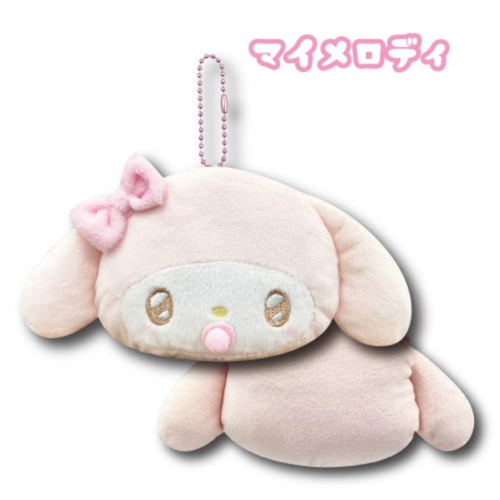 San-X My Melody Angel Baby Mini Face Pouch with Shoulder Strap H8xW10xD3cm