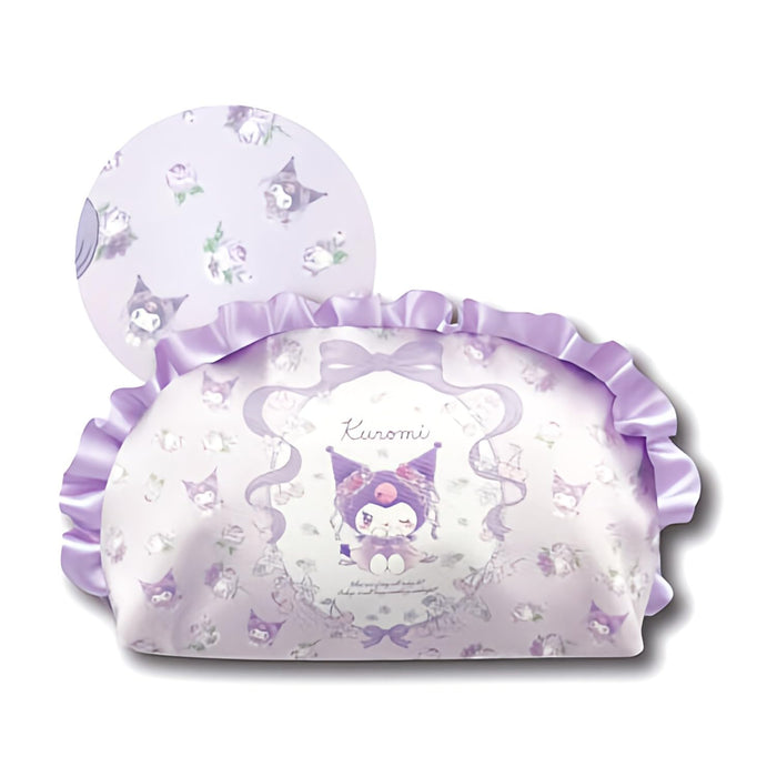 San-X Multi Pouch Frill Kuromi H11xW20xD6CM - Hatayama Shoji Sanrio