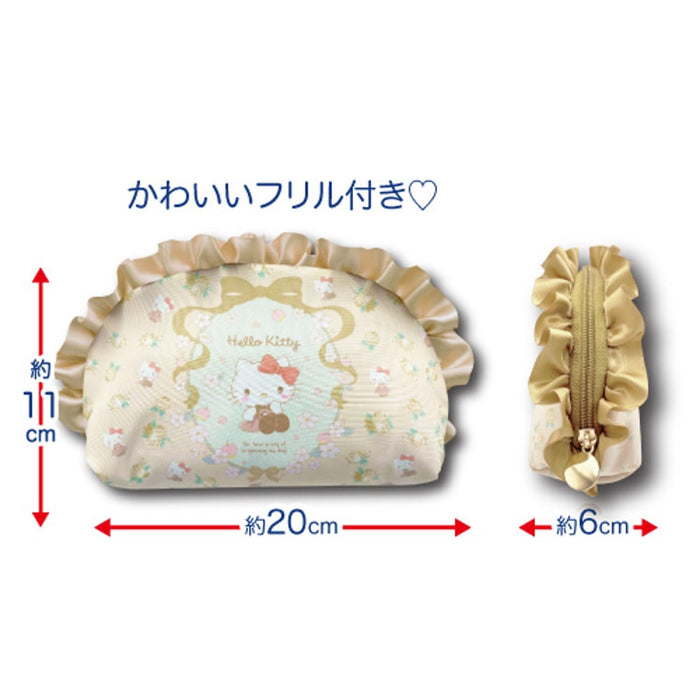 San-X Hatayama Shoji Sanrio Multi-Pouch Frill Cinnamon Roll 11x20x6Cm