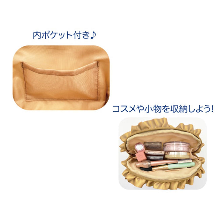 San-X Hatayama Shoji Sanrio Multi-Pouch Frill Cinnamon Roll 11x20x6Cm