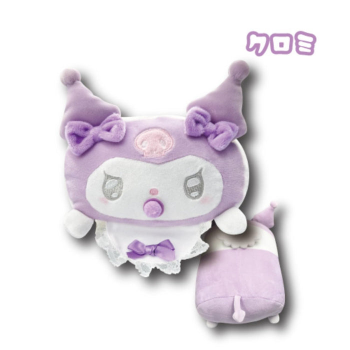 San-X Hatayama Shoji Sanrio Mini Angel Baby Kuromi Cushion 23cm