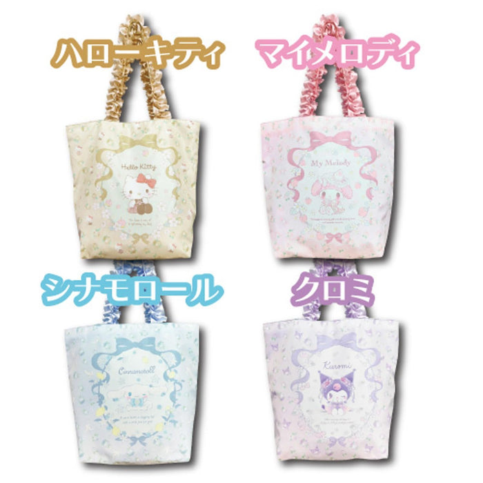 San-X Hello Kitty Tote Bag with Frill - H35 x W40 x D15Cm