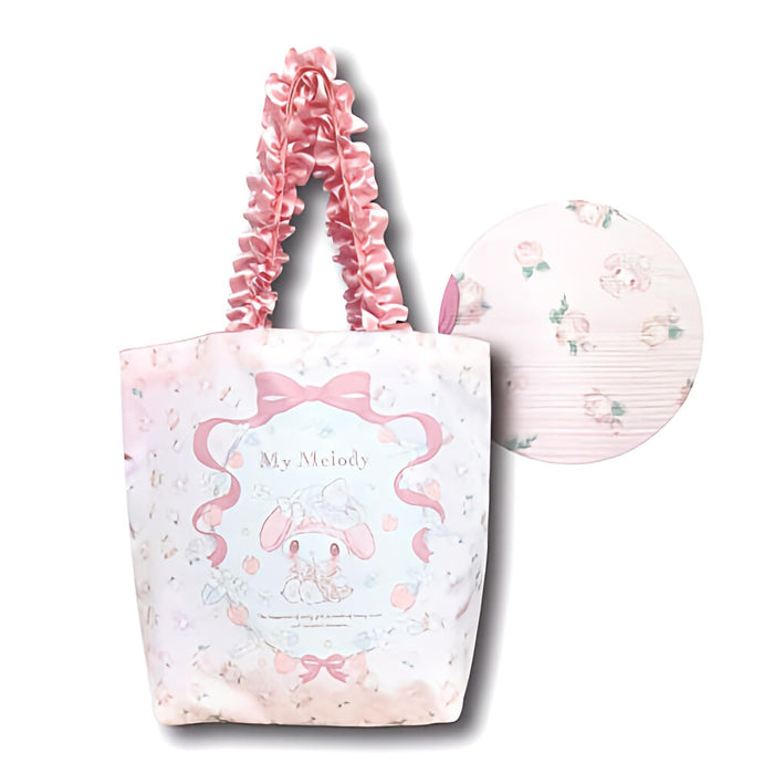 San-X My Melody Tote Bag Frill Design 35x40x15cm