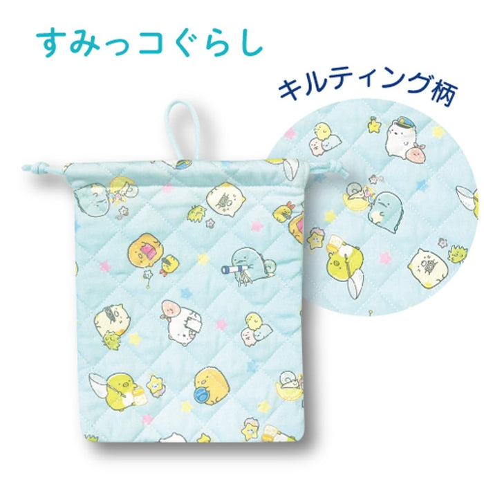 San-X Sumikko Gurashi gesteppter Beutel mit Kordelzug, 25 x 20 cm